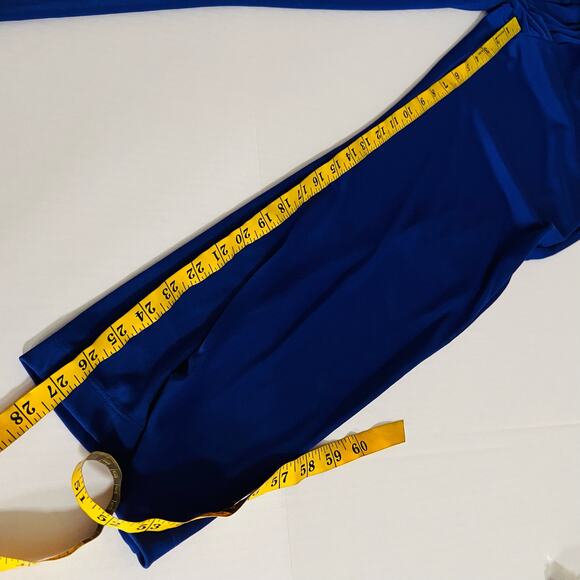 Chicos Easywear Pull On High Rise Straight Leg Pants Size L Large Petite Blue - Picture 7 of 8